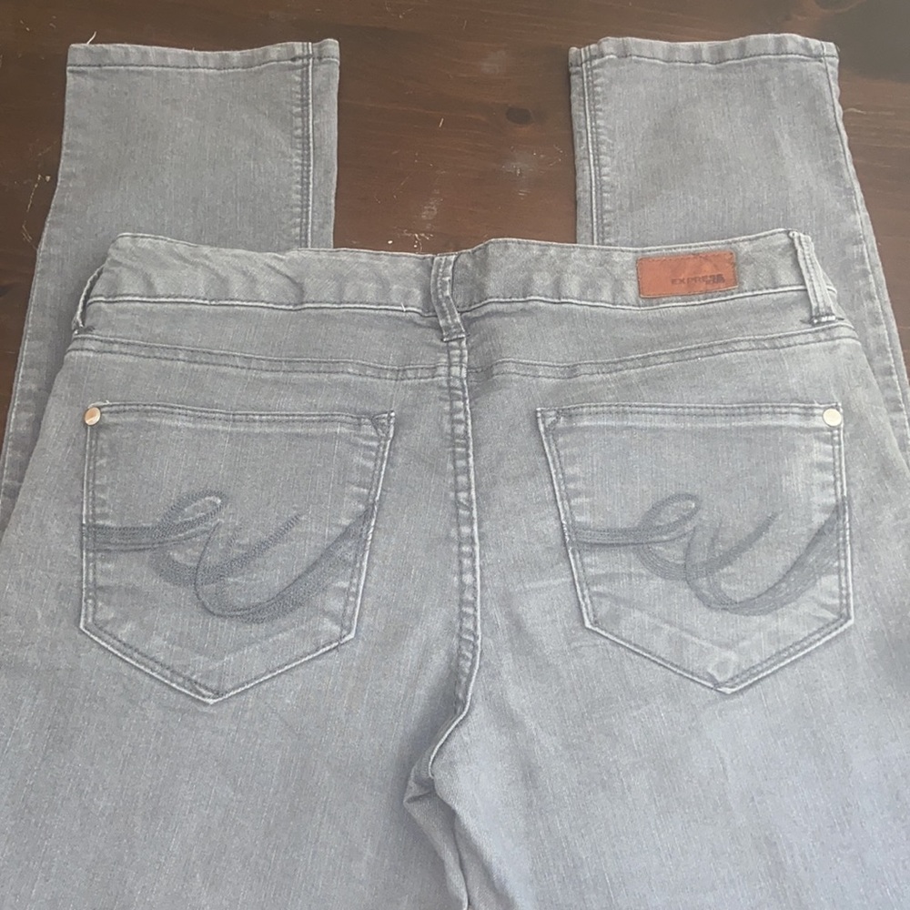 Express Grey Jeans - Picture 3 of 6